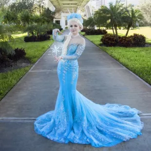 Elsa Frozen costume inspiration from Nikita - Disney costume -Elsa Dress