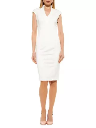 Alexia Admor - Katrina Cap-Sleeve Sheath Dress