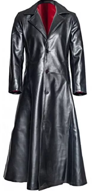 Blade Vampire PU Leather Full Length Coat
