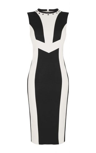 Robe monochrome ajustée