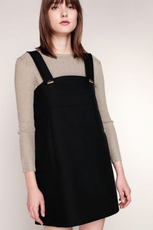 Robe trapèze noire