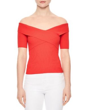 Sandro Galina Off-the-Shoulder Sweater