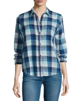Current/Elliott The Slim Boy Shirt, Billie Plaid