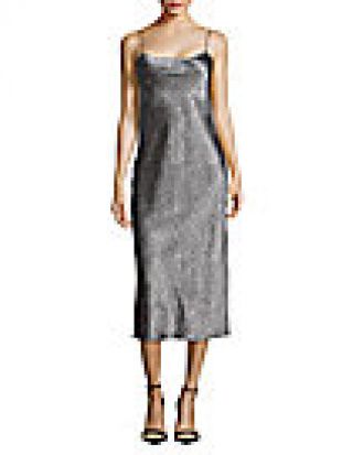 Vince   Printed Silk Dress