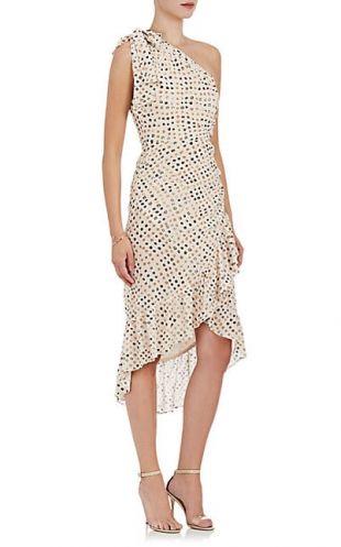 ULLA JOHNSON Imogen Shibori Silk Dress
