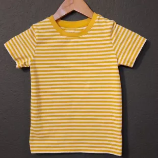 Cat & Jack - Boys Mustard Yellow Striped Shirt