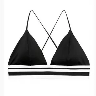 Large Stripe Triangle Bikini