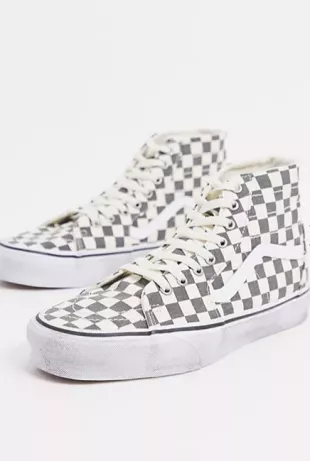 SK8-Hi Tapered Checkerboard Sneakers