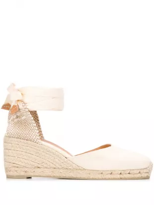 Wedge Lace Up Espadrilles