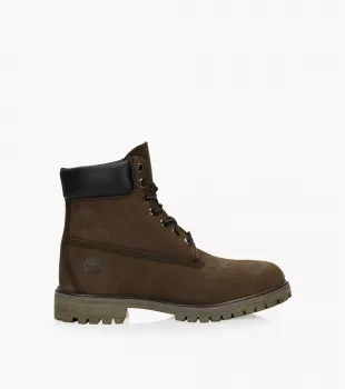 Premium 6-Inch Waterproof Boots in Medium Brown Nubuck