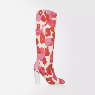 Elasticated Floral Boots