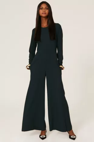 Adam Lippes Collective - Emerald Green Jumpsuit