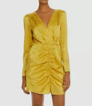 Ronnie Ruched Long Sleeve Midi Dress