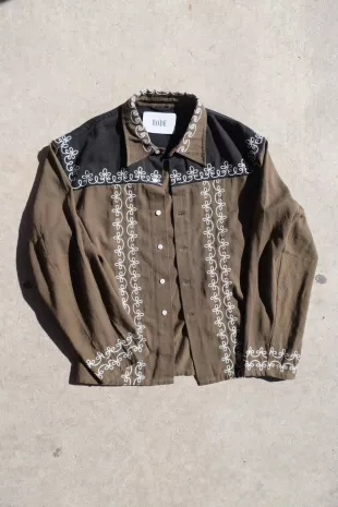 FELLOWS YOKE OVERSHIRT MOSS