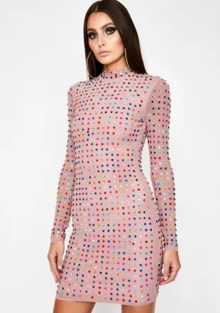 Dolls Kill - Treasure Queen Embellished Dress Dolls Kill - Treasure Queen Embellished Dress