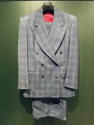 Prince Of Wales S Double Breasted Mens Suit