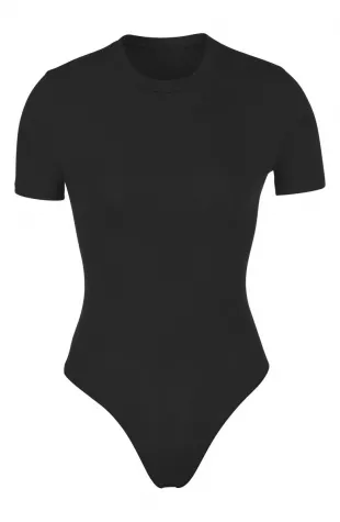 skims - Stretch Cotton Jersey T Shirt Bodysuit