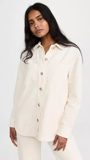 Corduroy Kentwood Oversized Shirt Jacket