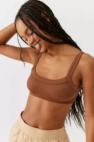 Out From Under Riptide Seamless Ribbed Bralette worn by Xanthi Perdikomatis  as seen in The Circle (S05E06)