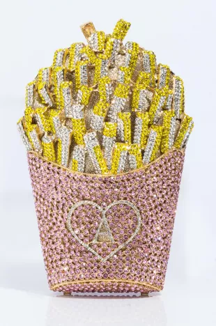 Bling french best sale fry purse