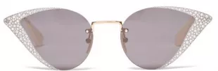 Diamante Embellished Cat Eye Sunglasses