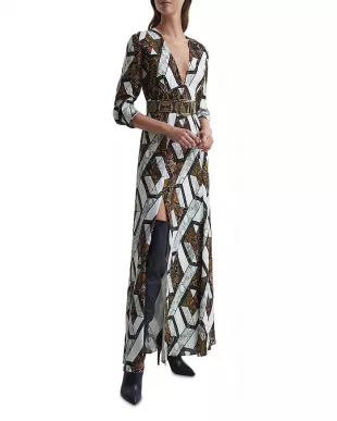 Loren Snake-print Maxi Dress