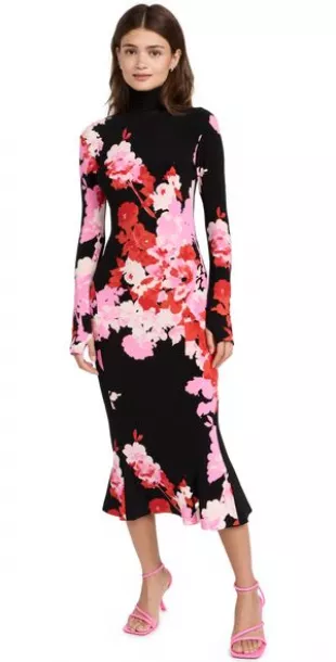 strapless open back dress Rare 1980s Thierry Mugler Red Velvet Gown, "The Kiss of the Spider-wom