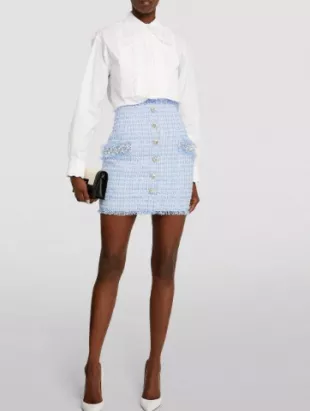 Tweed Mini Skirt