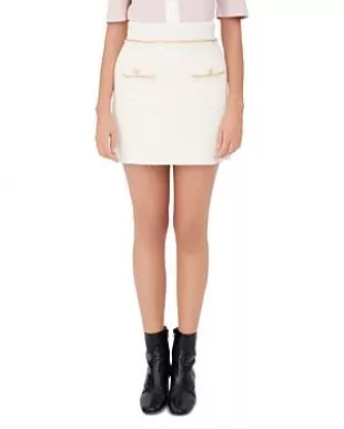Jonkyl Chain Trim Mini Skirt