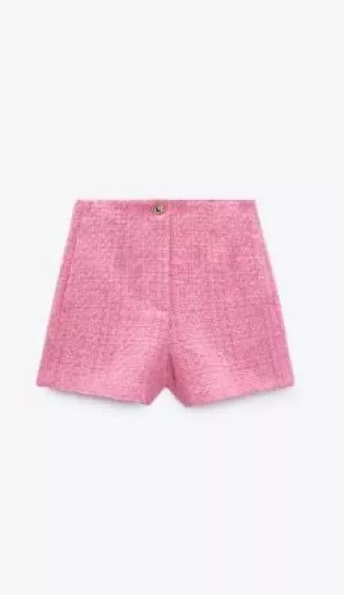 Tweed Textured Shorts