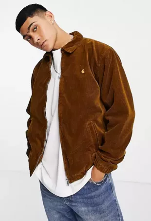 Madison Cord Jacket in Brown
