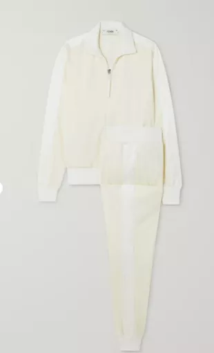 Fendi Fendirama Embossed Jersey Track Jacket and Pants Set worn by Layla  Keating (Greta Onieogou) as seen in All American (S05E08)