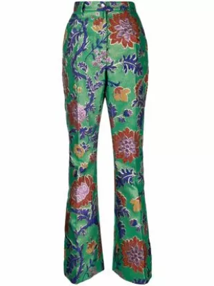 Floral Jacquard Lounge Pants