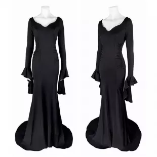 Morticia Addams dress inspired
