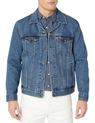 Levi's - Men's The Trucker Jacket, Medium Stonewash