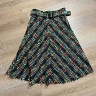Colorful Tweed Skirt
