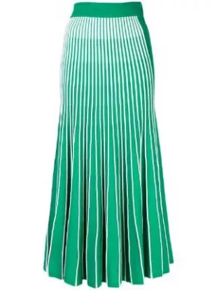 Vanie Pleated Midi Skirt