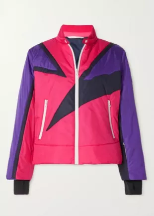 Thunderbolt Color-Block Padded Ski Jacket