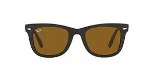 RB4105 Folding Wayfarer Sunglasses, MilitaRY Green/Brown, 50 mm