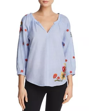 Arabelle Embroidered Top