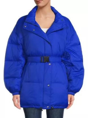 Dilys Recycled Belted Puffer Jacket