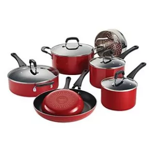 Cookware Set 11-Piece (Red) 80156/084DS