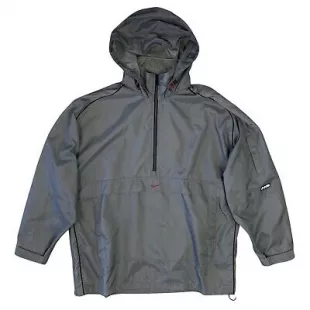 Oversized Anorak Windbreaker Jacket in grey