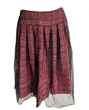 Tweed/Tulle Skirt
