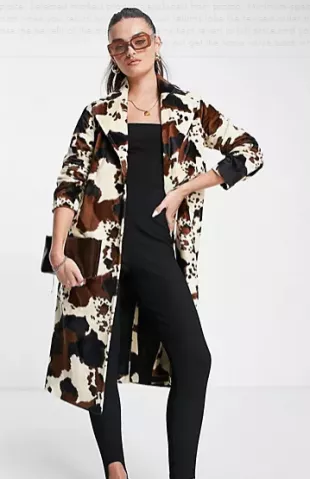 Helene berman hotsell animal print coat