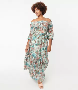 Floral Print Sweet Escape Maxi Dress