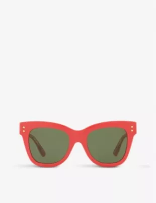 Gucci Women's Gg1082s 52mm Cat Eye Sunglasses worn by Nikki Bella