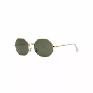 1972 Legend Gold-tone Octagon-frame Sunglasses
