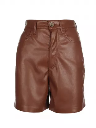 Leana Leather Shorts