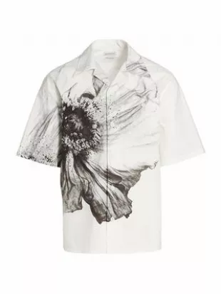 Alexander McQueen - Flower Print Harness Shirt